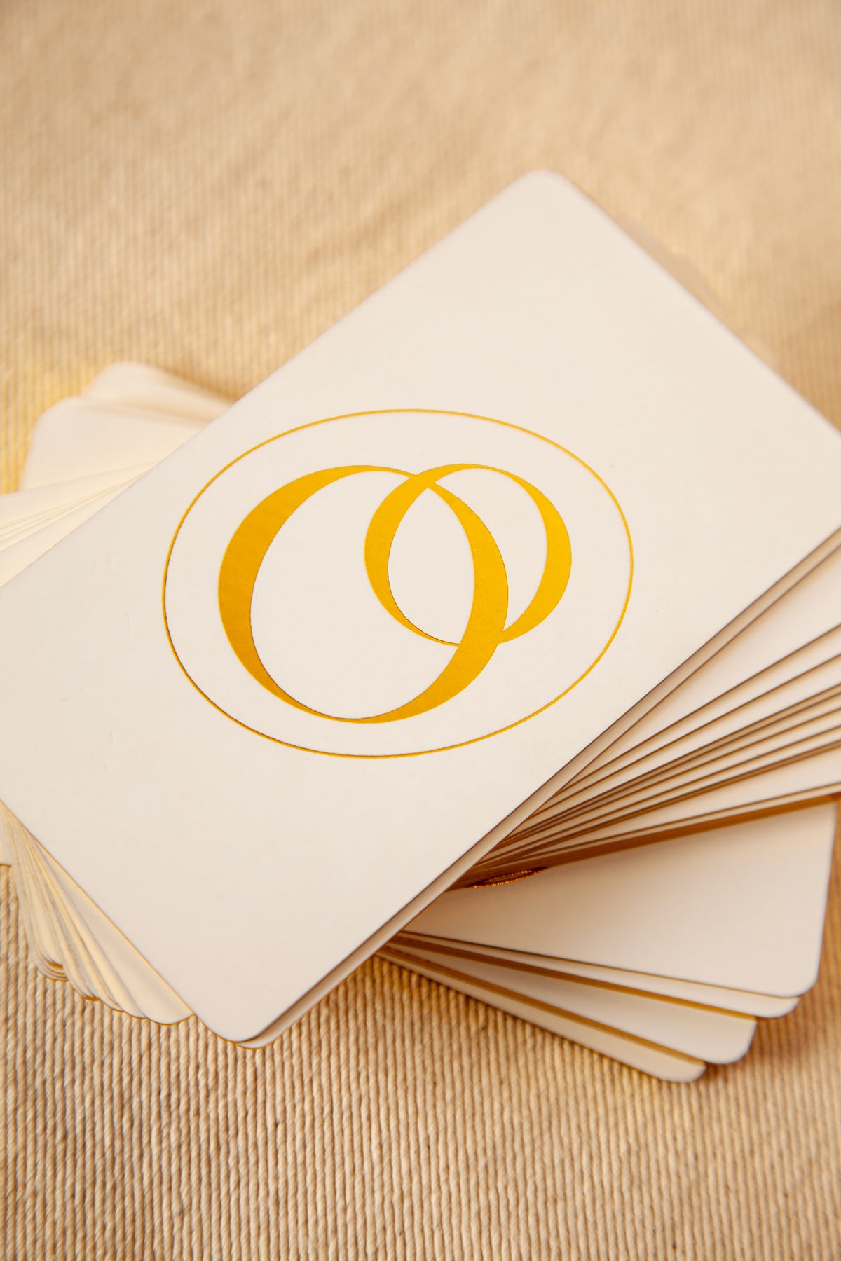 Gold-foiled badass motherhood cards with bold language